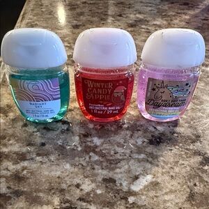 Bath & Body Works Hand Sanitizer Set - Radiant Sky, Candy Apple & Daydream